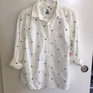 Old navy pattern button down shirt